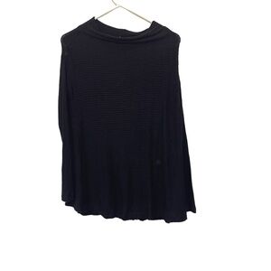 Free People We The Free Black Women's Ribbed Long-Sleeve Sweater